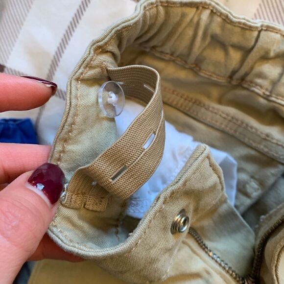 Girl's Wonder Nation Khaki Pants - Picture 6 of 6